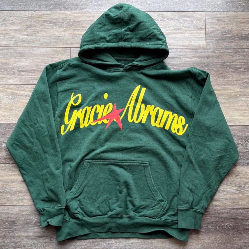 Gracie Abrams Forest Green Logo Hoodie - Picture 2 of 2